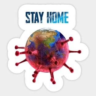 STAY AT HOME Sticker